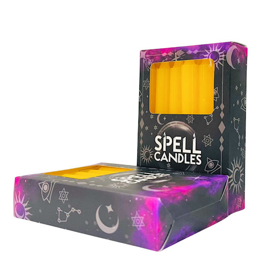 Gold Spell Candles ~ 12 Pack