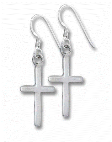 Cross Earrings - Click Image to Close