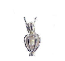 Caged Pearl Pendant