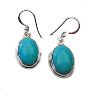 Amazonite Earrings - Click Image to Close