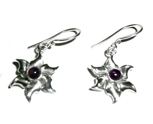 Amethyst Earrings - Click Image to Close