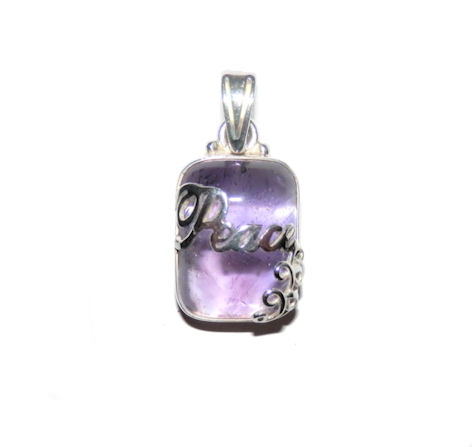 Amethyst Peace Pendant - Click Image to Close
