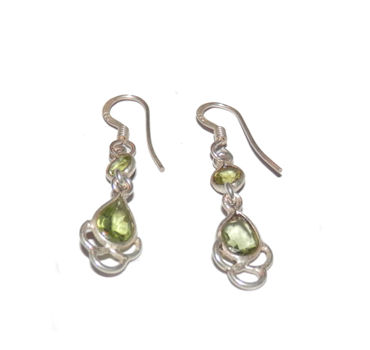 Peridot Earrings - Click Image to Close