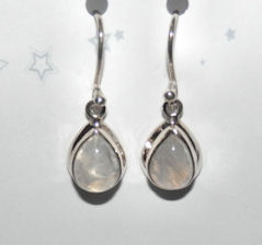 Rainbow Moonstone Earrings