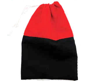 Reversing Red & Black Cotton Bag