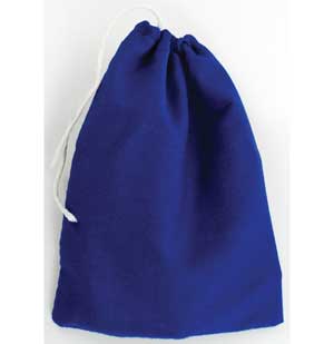 Blue Cotton Bag - Click Image to Close