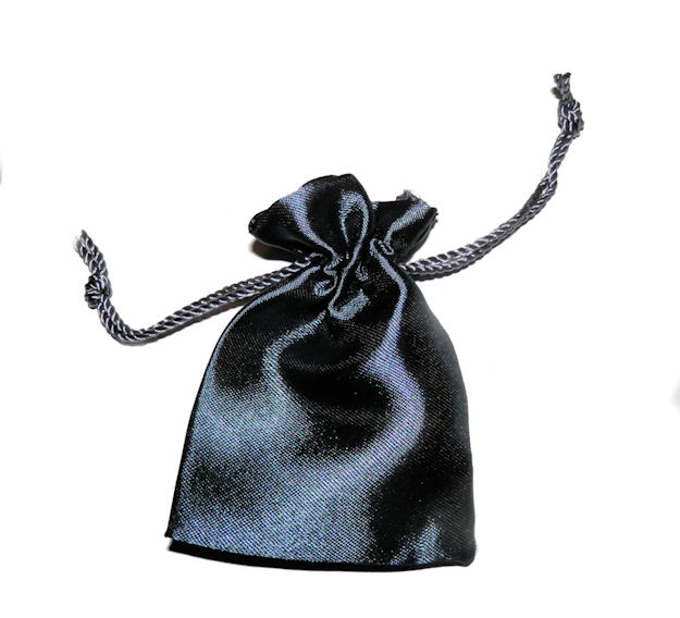 Grey Satin Pouch Grey Satin Pouch