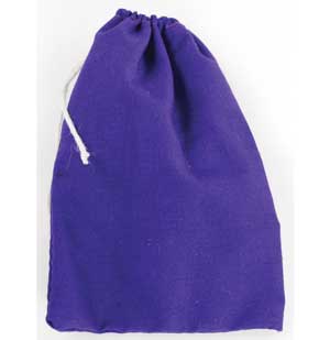 Purple Cotton Bag - Click Image to Close