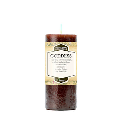 Goddess Affirmation Candle - Click Image to Close