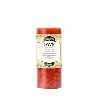 Affirmation LOVE Candle Affirmation LOVE Candle