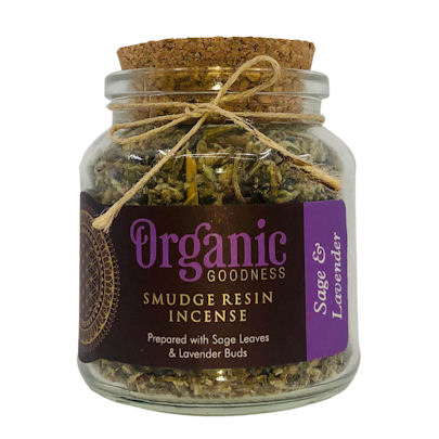 ORGANIC Goodness SAGE LAVENDER Smudge Resin