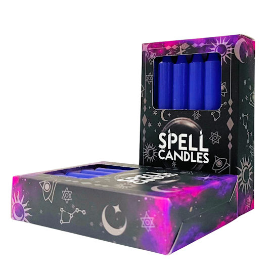 Purple Spell Candles ~ 12 Pack - Click Image to Close