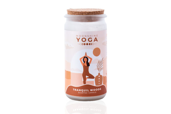 Moonshine Yoga Soy Candle TRANQUIL WOODS