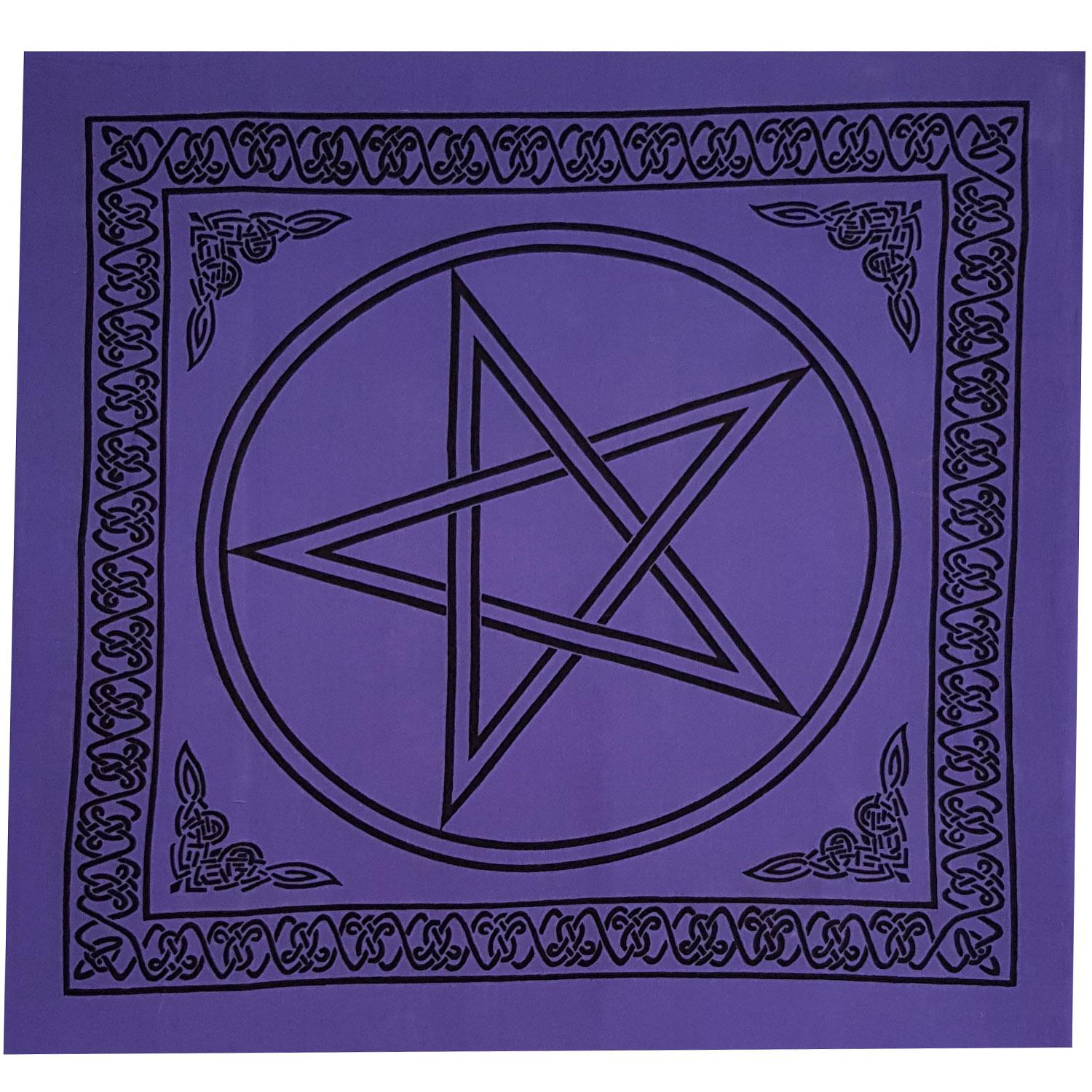 Pentagram Altar Cloth - Click Image to Close