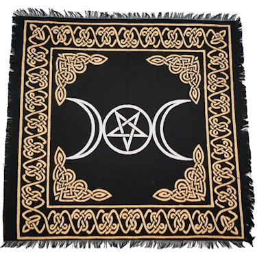 Triple Moon Altar Cloth Triple Moon Altar Cloth