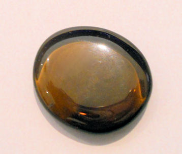 Smokey Quartz Flat Stone - Click Image to Close