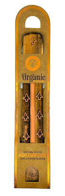 Orange Flat Wooden Ashcatcher - Click Image to Close