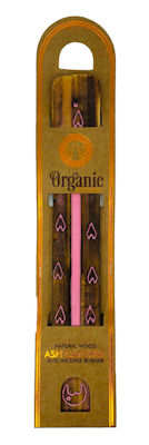 Pink Flat Wooden Ashcatcher - Click Image to Close