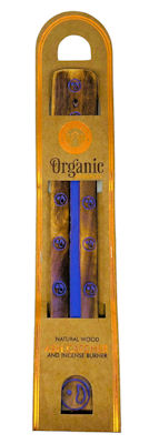 Purple Flat Wooden Ashcatcher - Click Image to Close