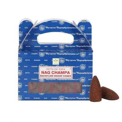 Satya Cones Backflow Nag Champa