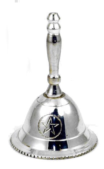 Pentagram Altar Bell - Click Image to Close