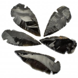 Black Obsidian Arrowhead - Click Image to Close