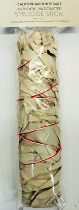 Californian White Sage Smudge Stick ~ Large - Click Image to Close