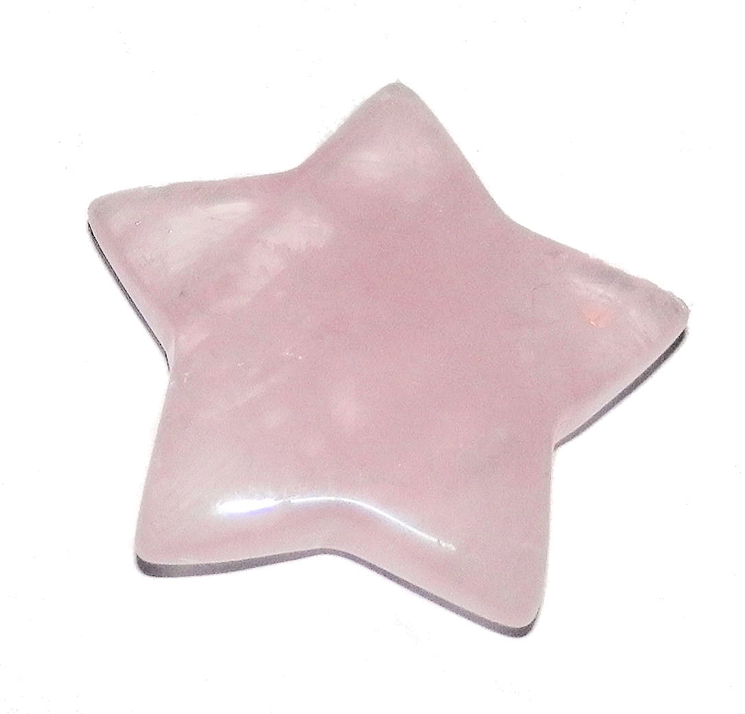 Rose Quartz Pentacle Star