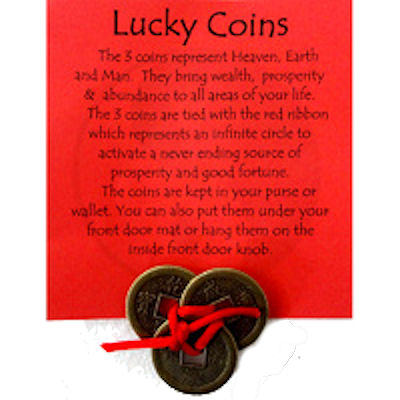 Chinese Lucky Coins ~ Large - Click Image to Close