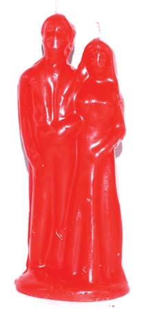 Red Marriage Candle - Click Image to Close
