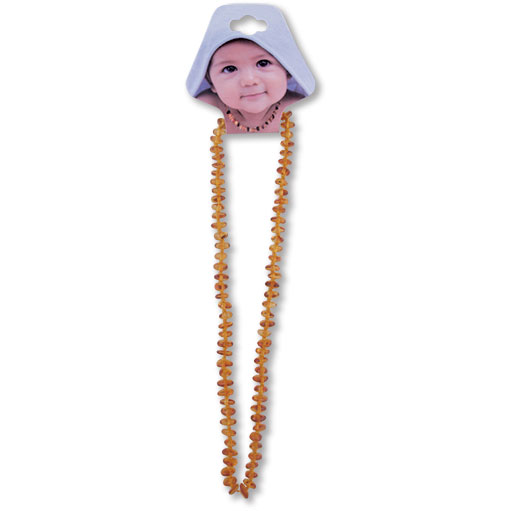 Amber Teething Necklace - Click Image to Close
