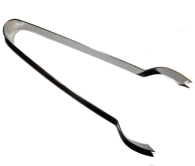 Stainless Steel Charcoal Tongs - Click Image to Close